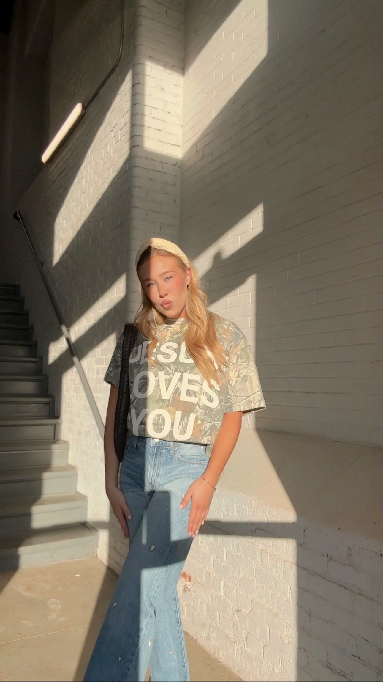 Vintage Camo JLY Cotton Collective Tee