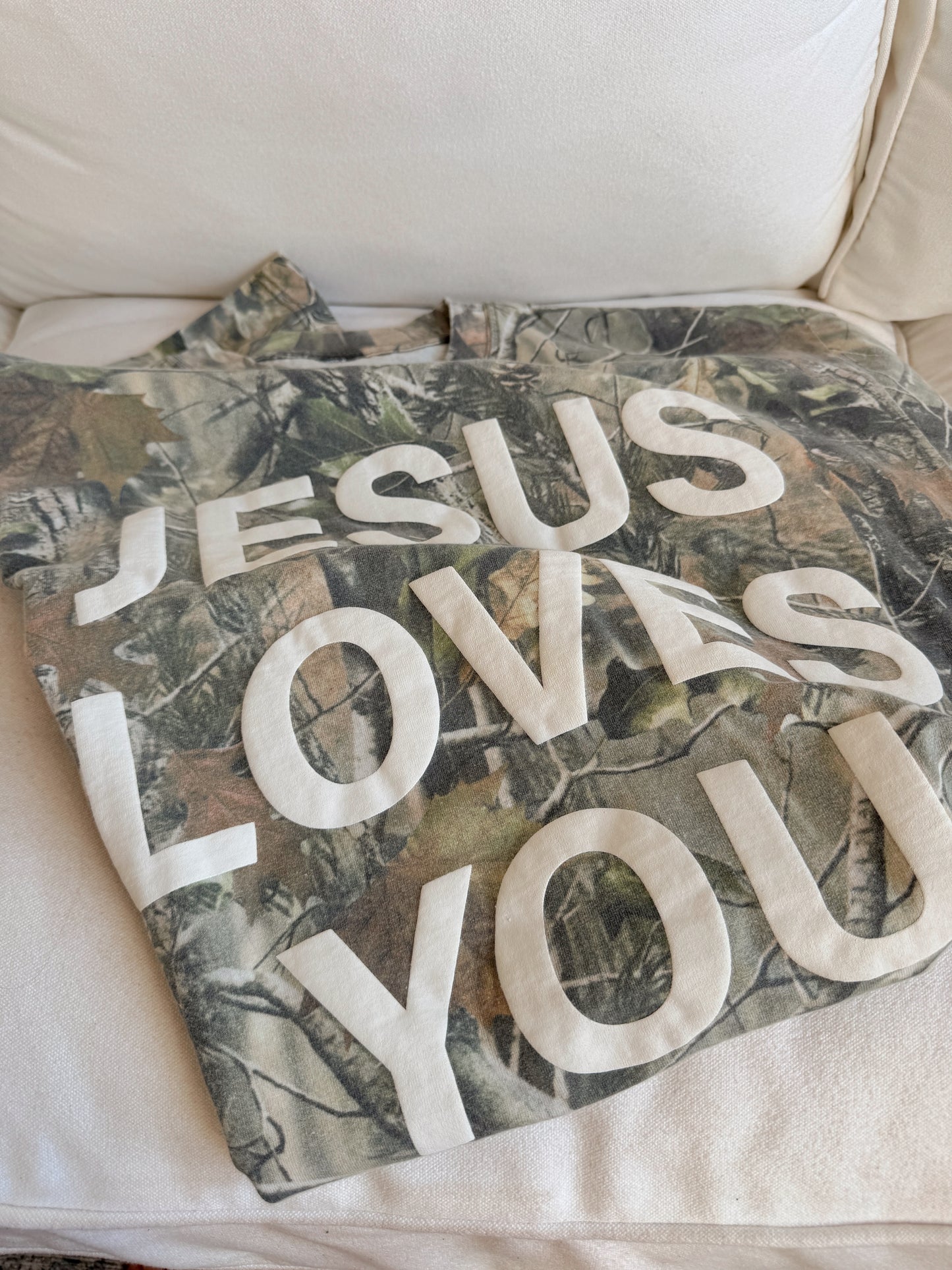 Vintage Camo JLY Cotton Collective Tee