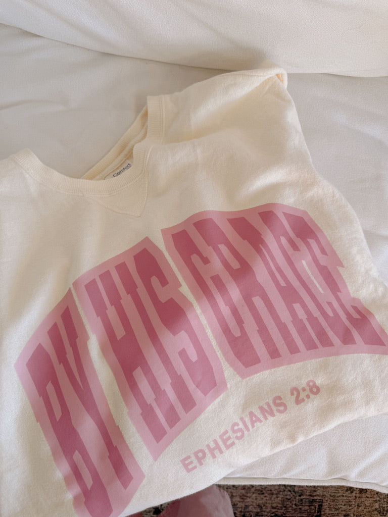 Pink Dreamsicle BHG Varsity Pullover