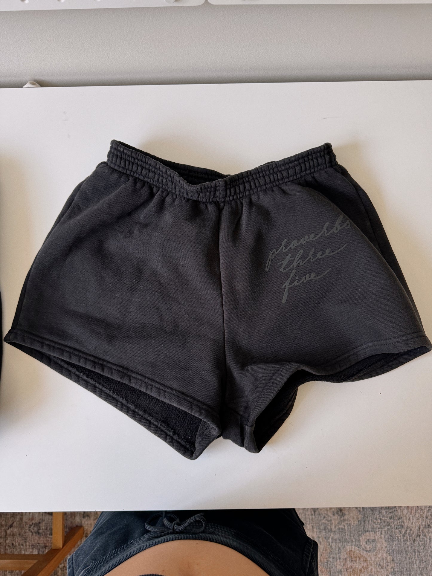 Off-Black Lounge Short Set