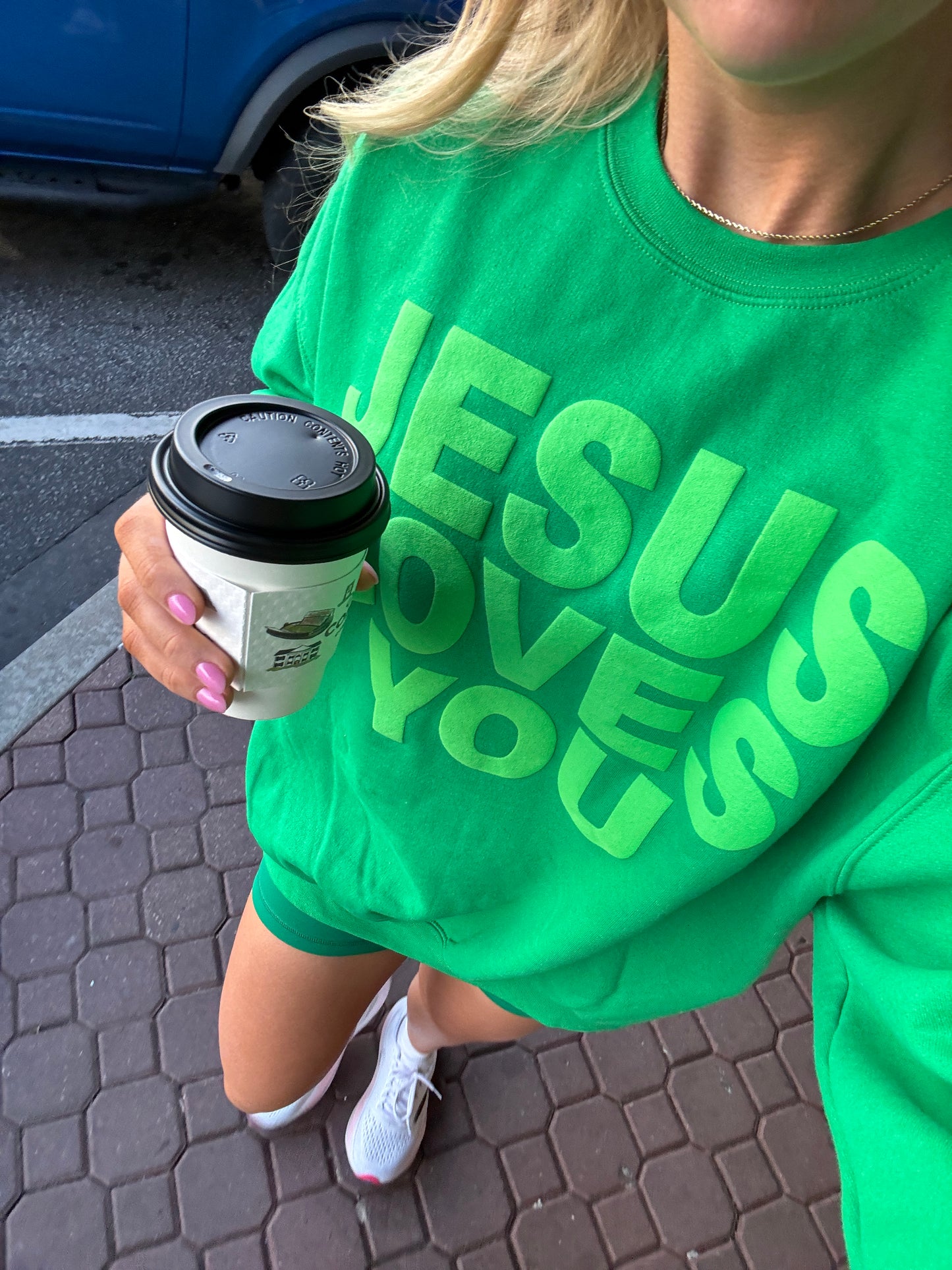 JLY Green on Green Pullover