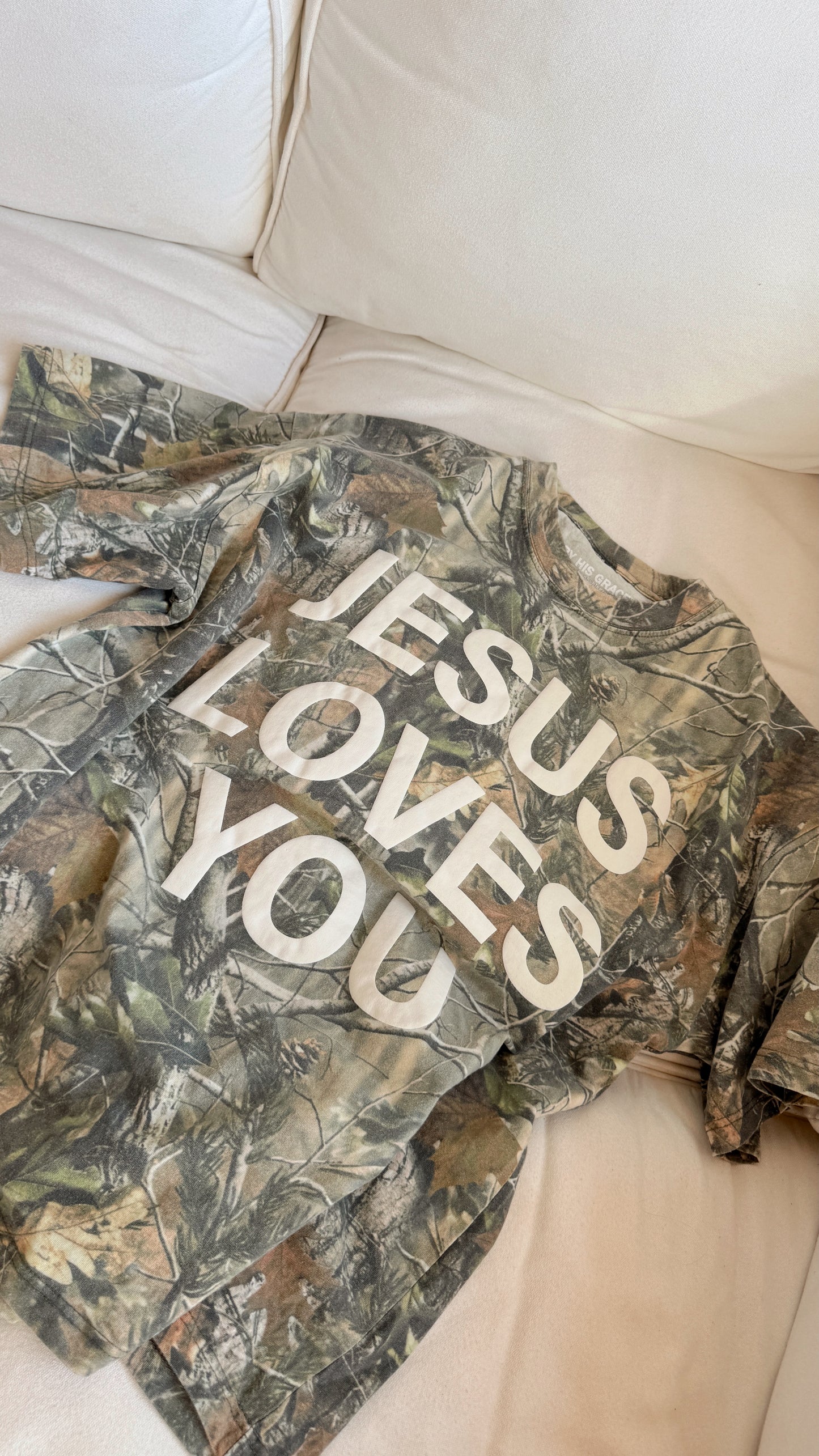 Vintage Camo JLY Cotton Collective Tee