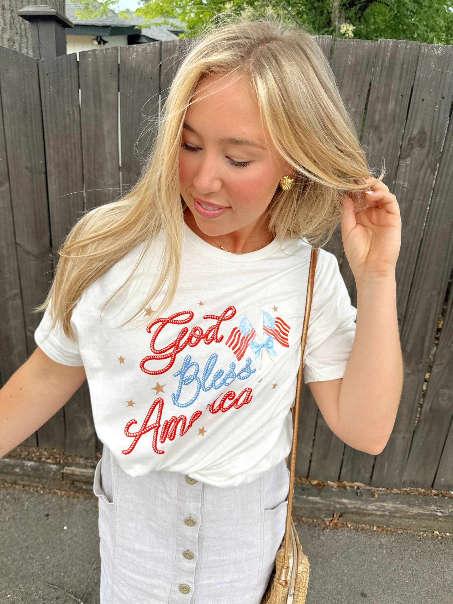 God Bless America Rodeo Tee
