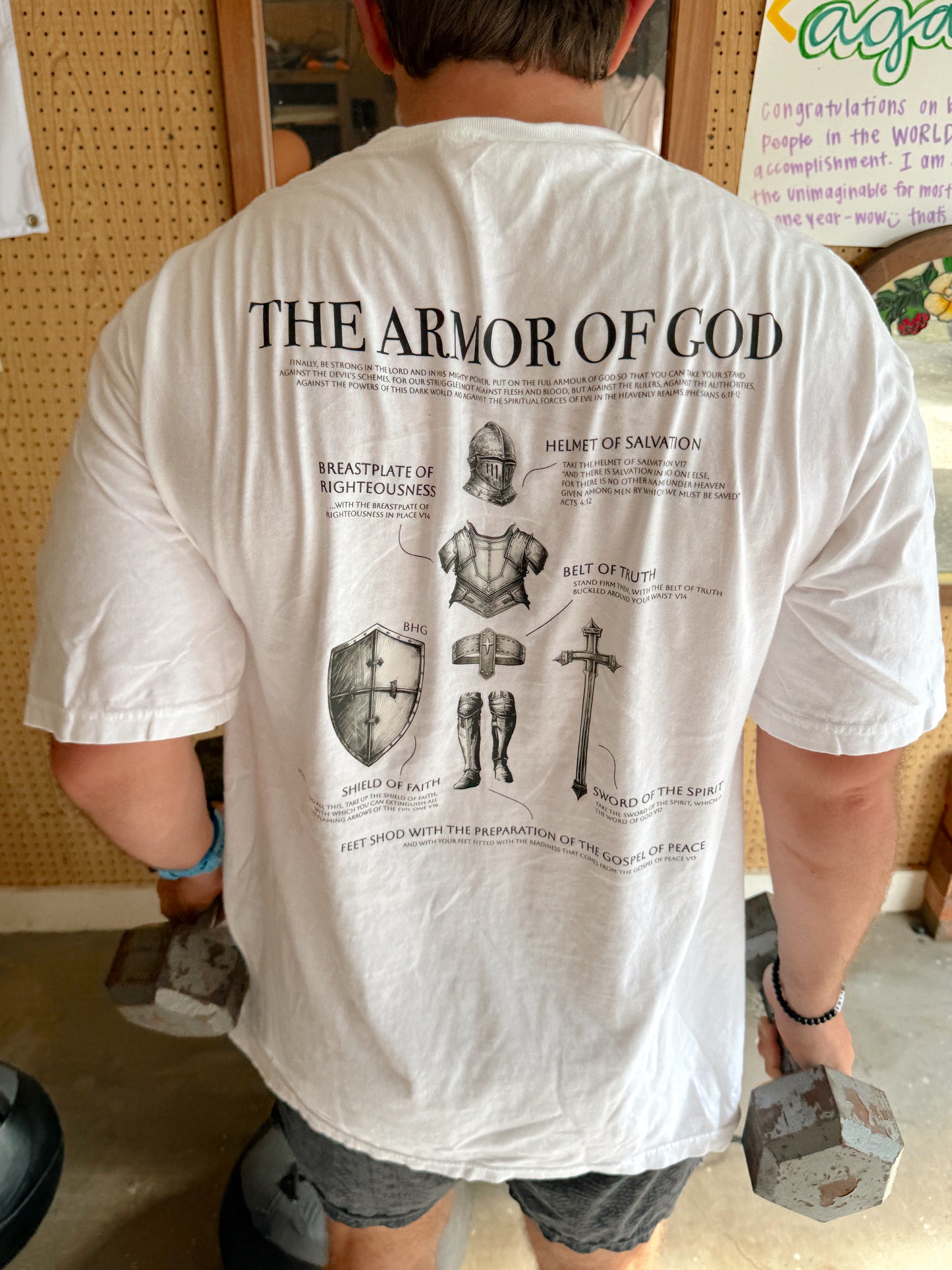 Armor of God Pocket Tee - White