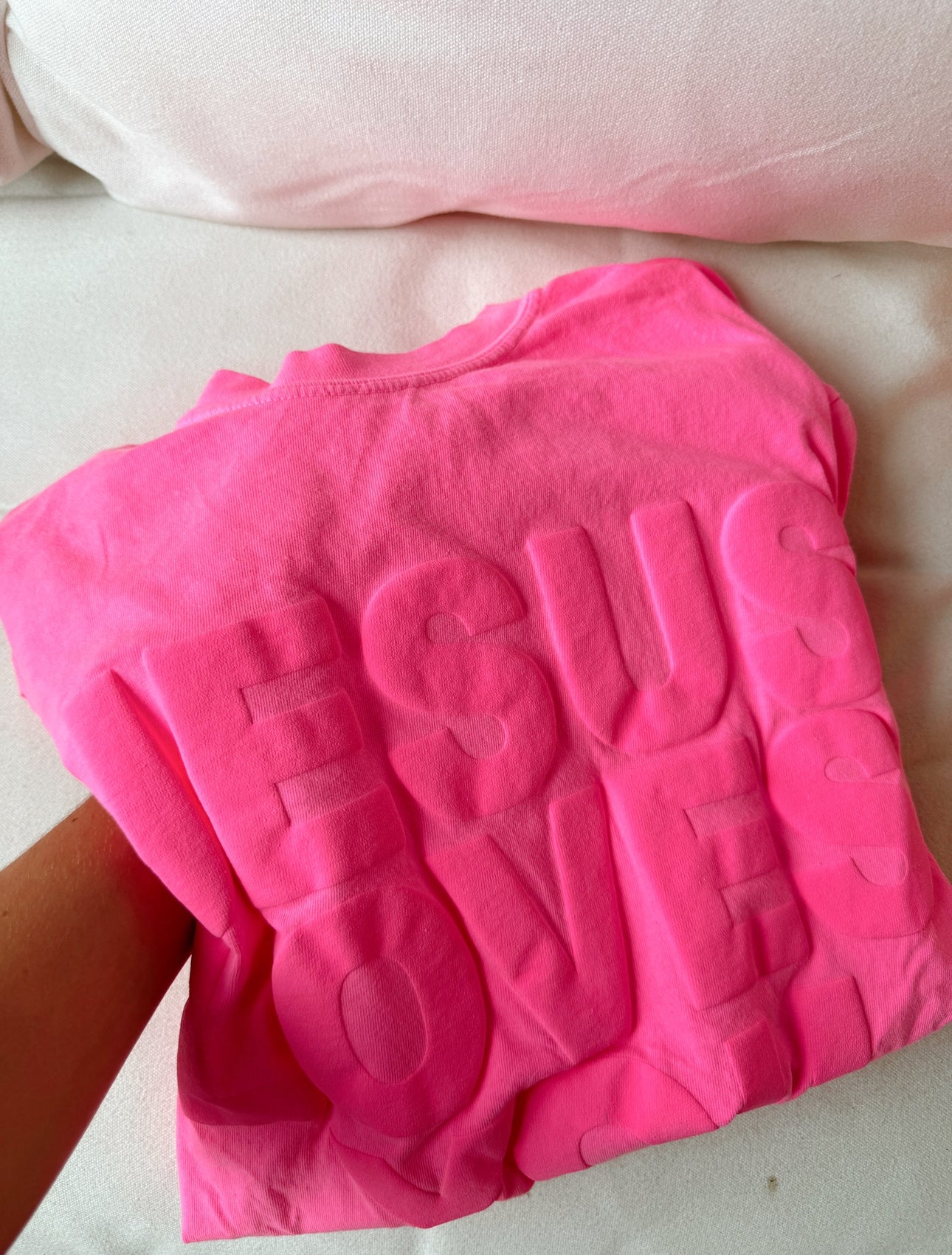 JLY Comfort Colors Tee - Neon Pink