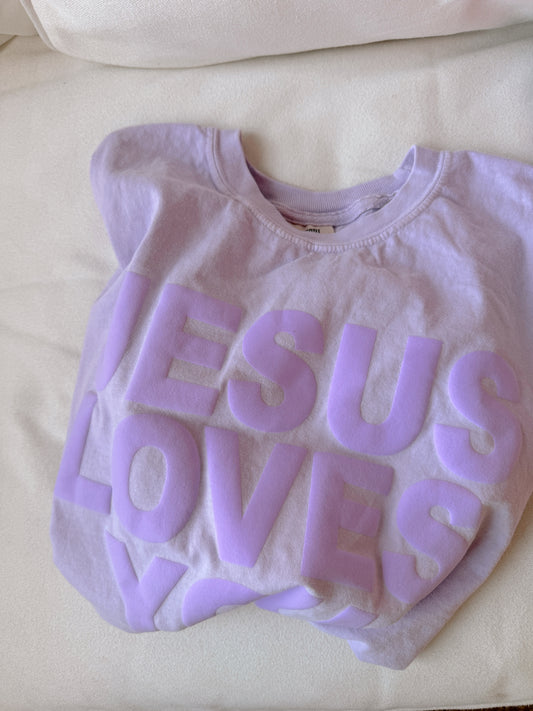 JLY Lilac Comfort Colors Tee