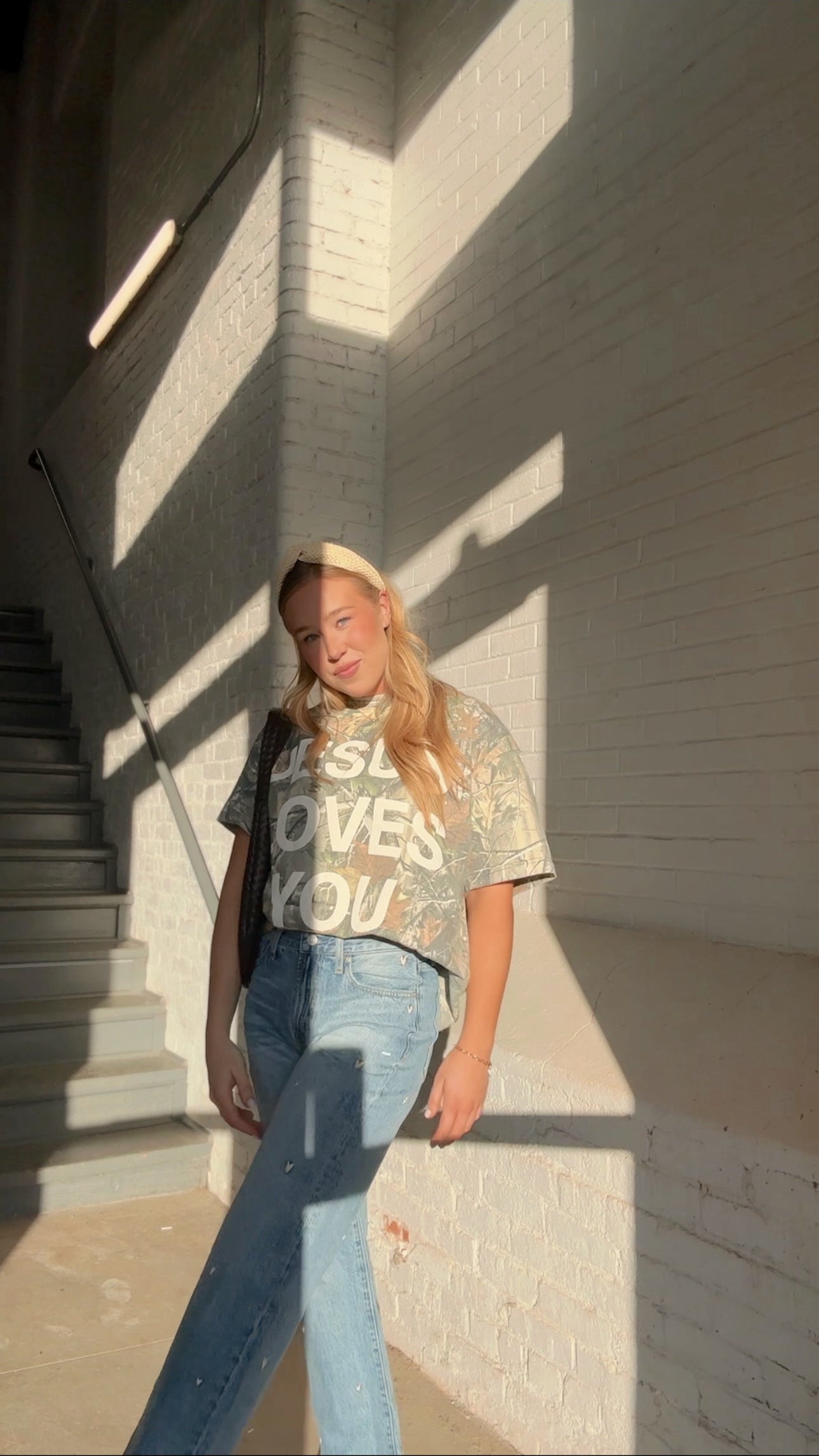 Vintage Camo JLY Cotton Collective Tee