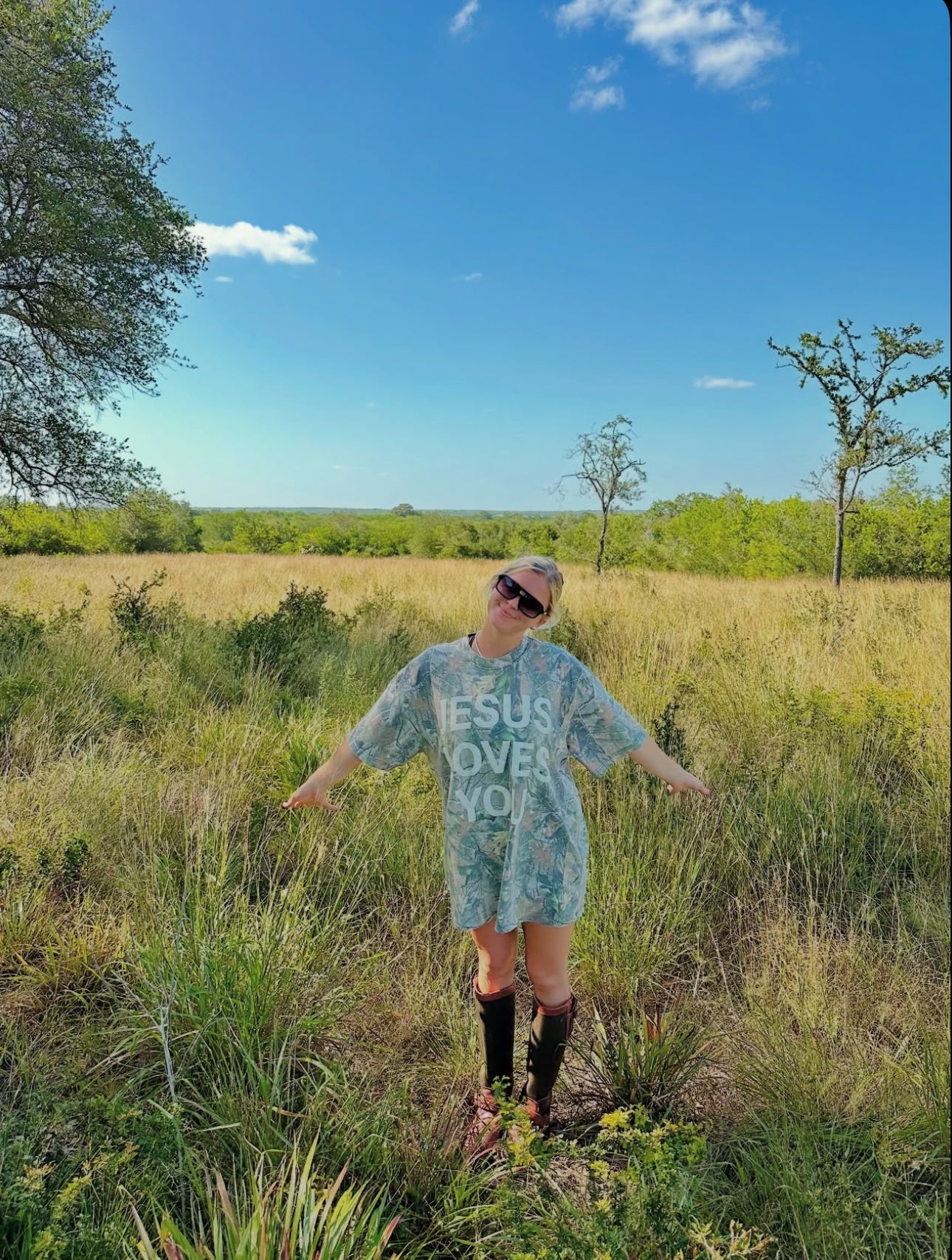 Vintage Camo JLY Cotton Collective Tee