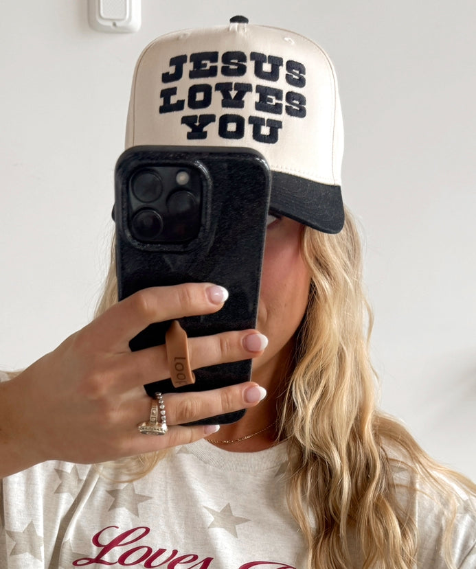 JLY Vintage Rodeo Trucker Hat - Black