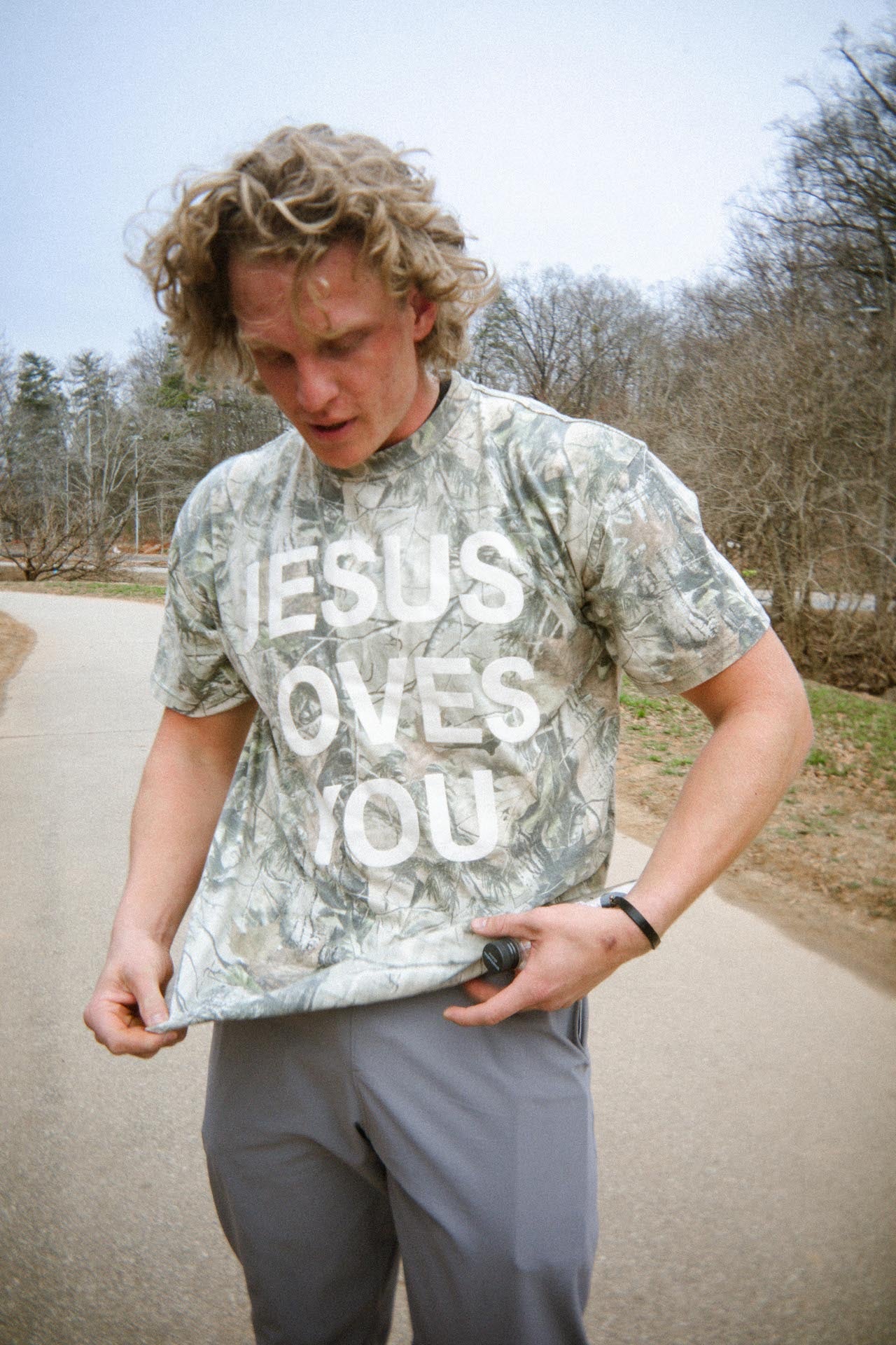 Vintage Camo JLY Cotton Collective Tee