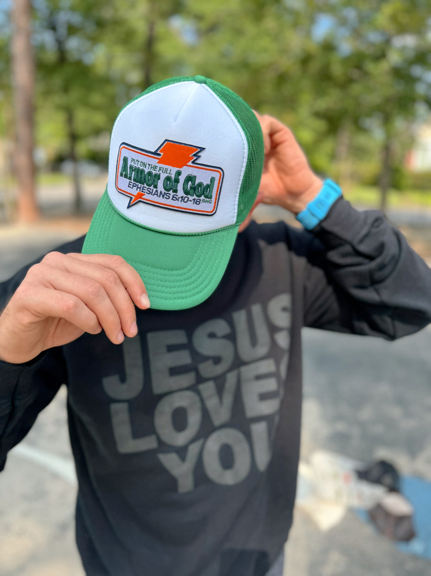 Armor of God “Gatorade” Patch Trucker Hat - Green
