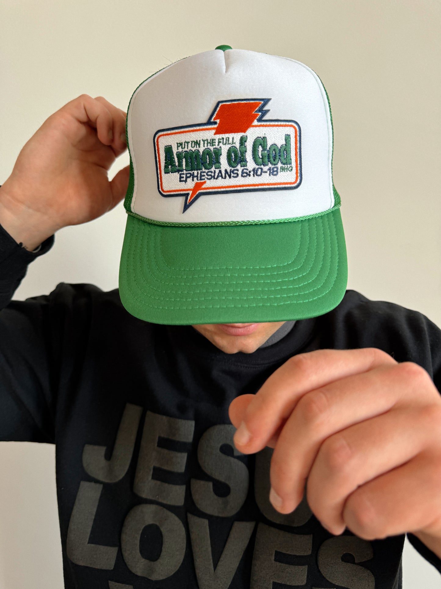 Armor of God “Gatorade” Patch Trucker Hat - Green