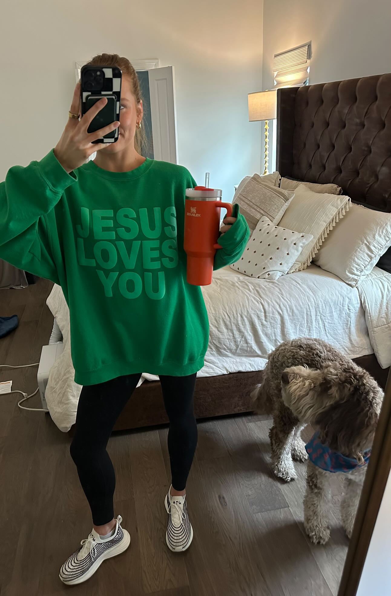 JLY Green on Green Pullover