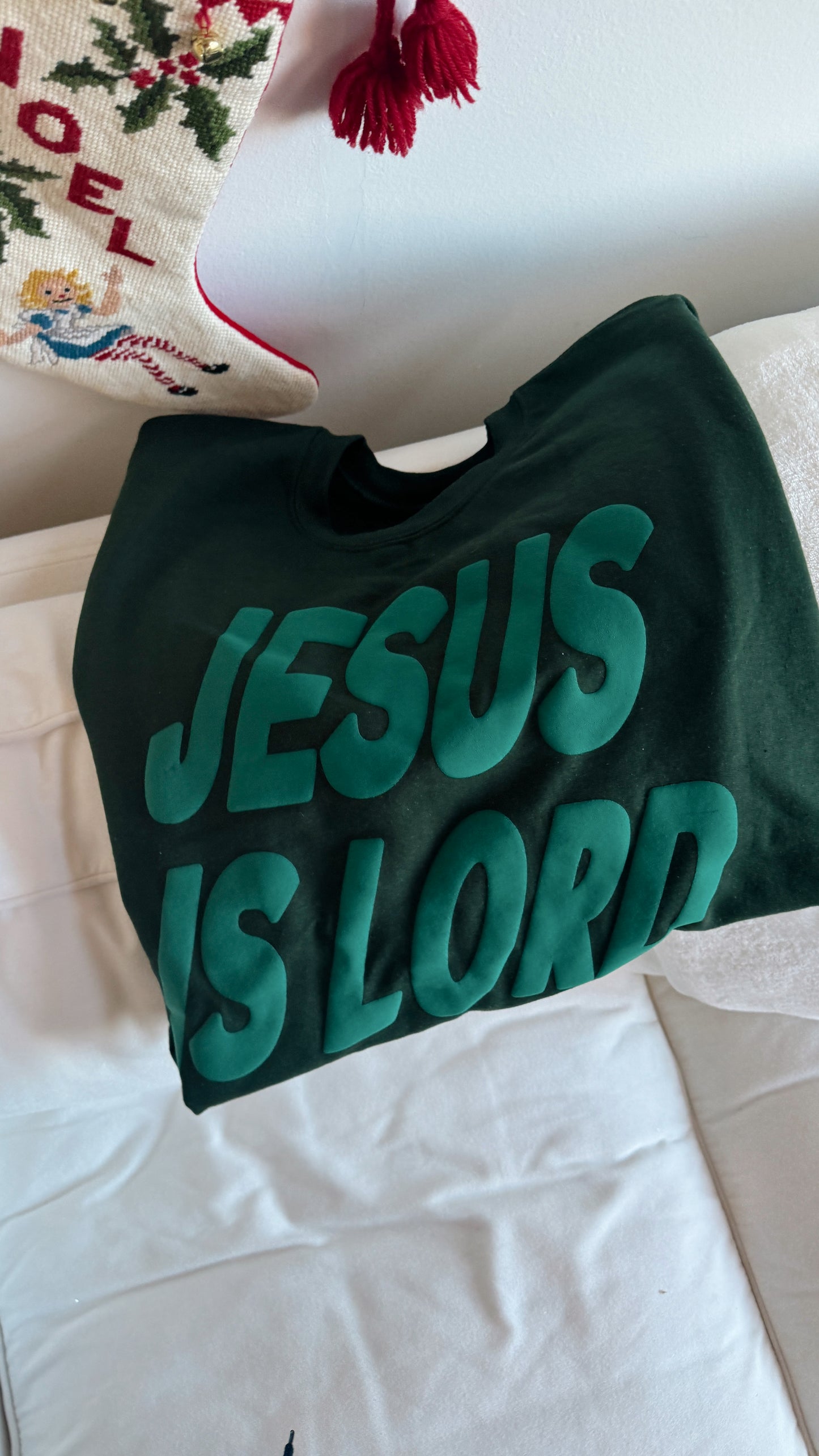 Forest Green Jesus Is Lord Pullover