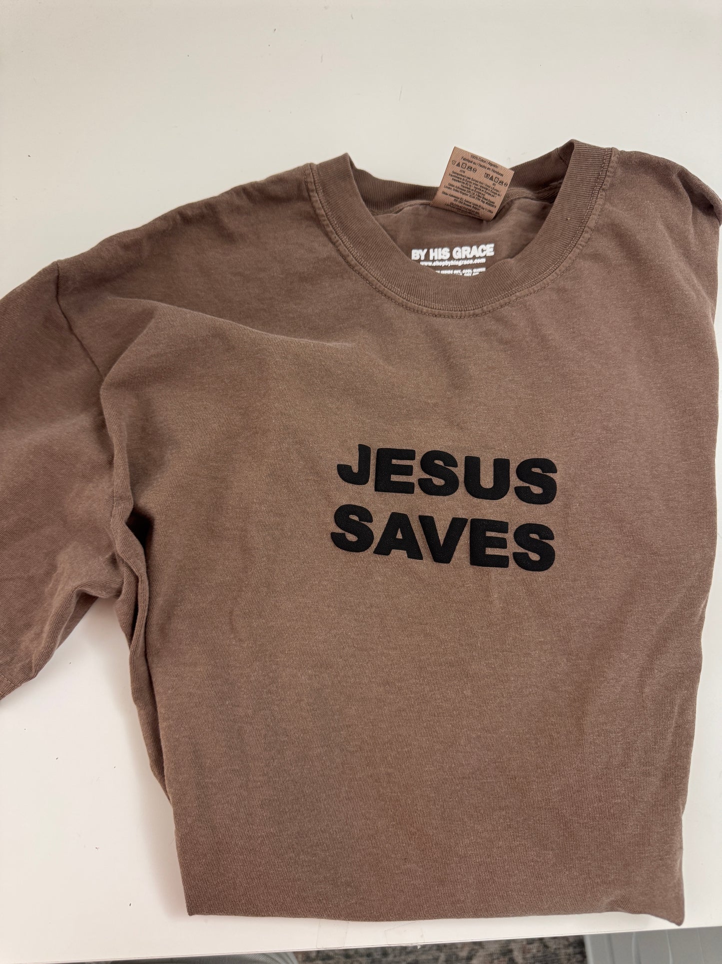 OOPS! Jesus Saves Comfort Colors Tee - L