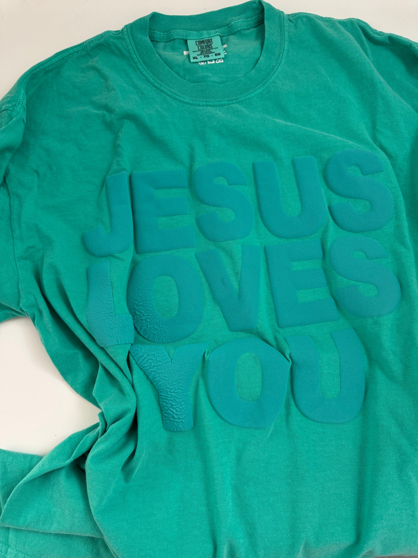 OOPS! Pistachio JLY Comfort Colors Tee - XL