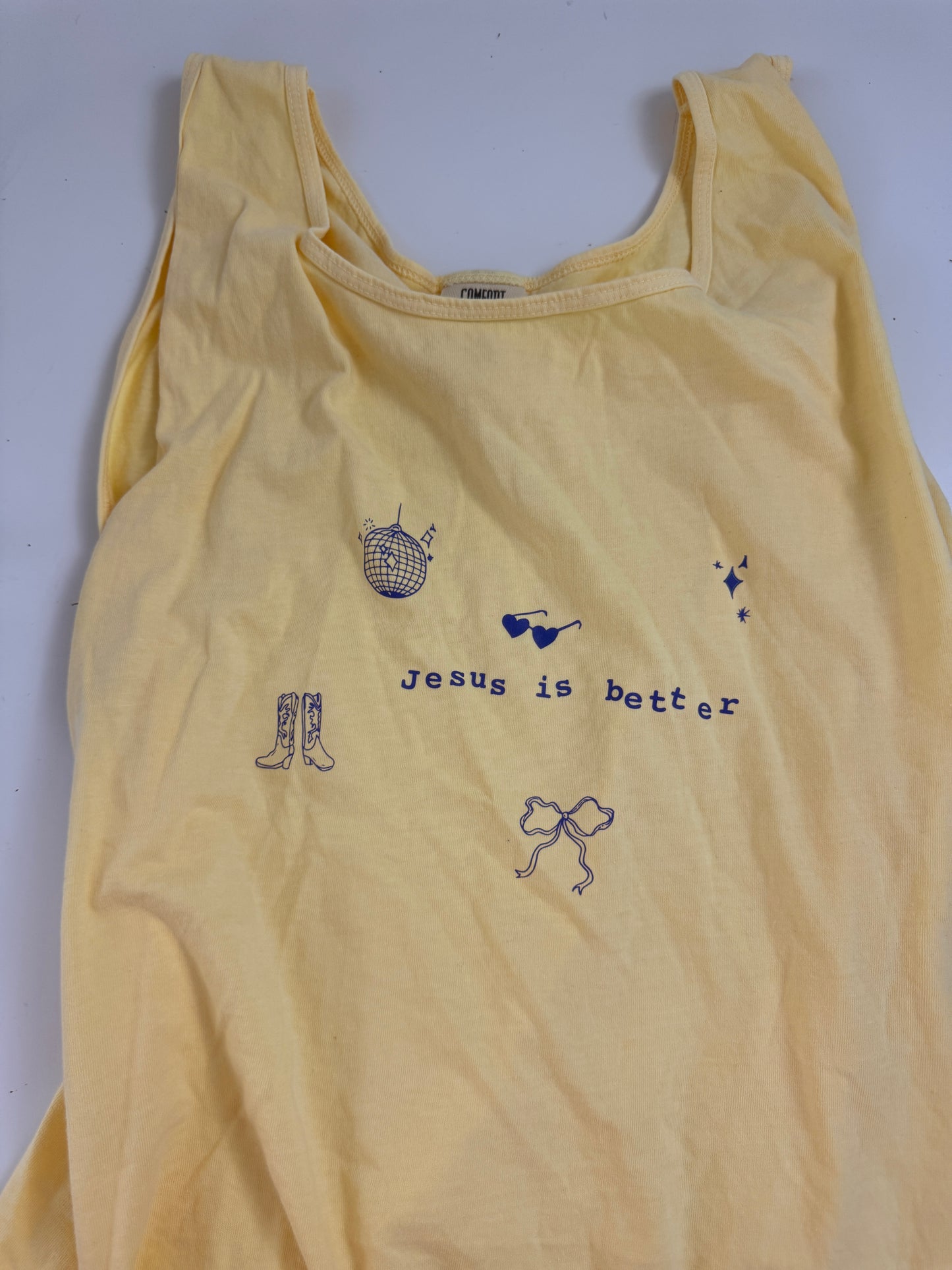 OOPS! Jesus Is Better Comfort Colors Tank - XL