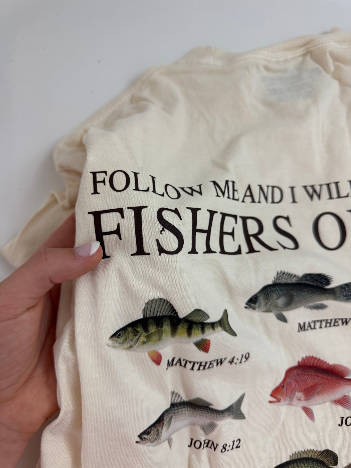 OOPS! Fishers of Men Comfort Colors Pocket Tee - M
