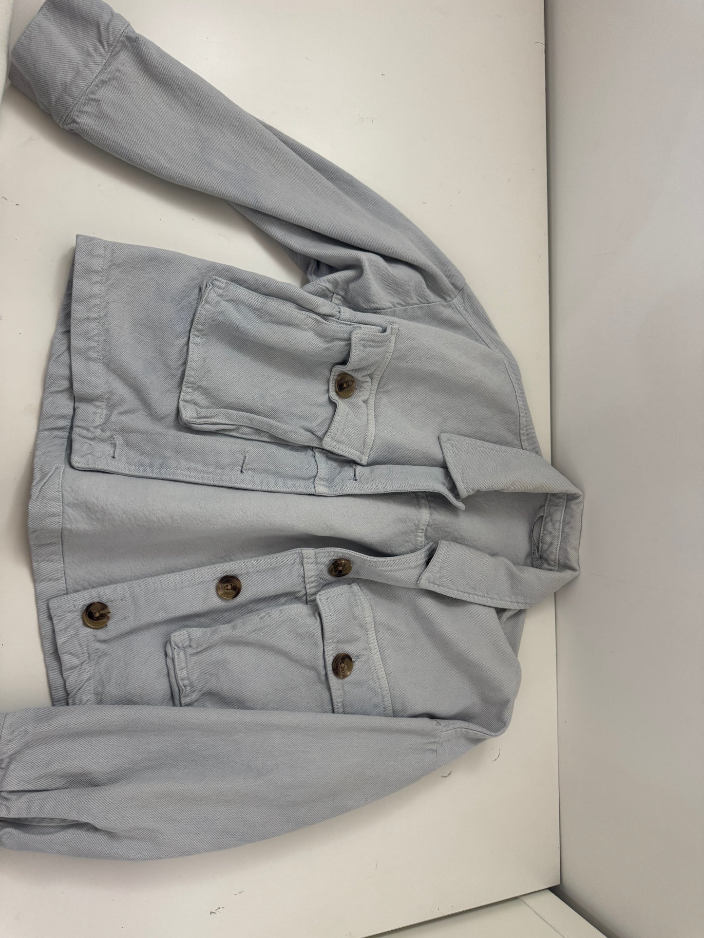 OOPS! JLY ZARA Denim Ultility Cropped Jacket - XS