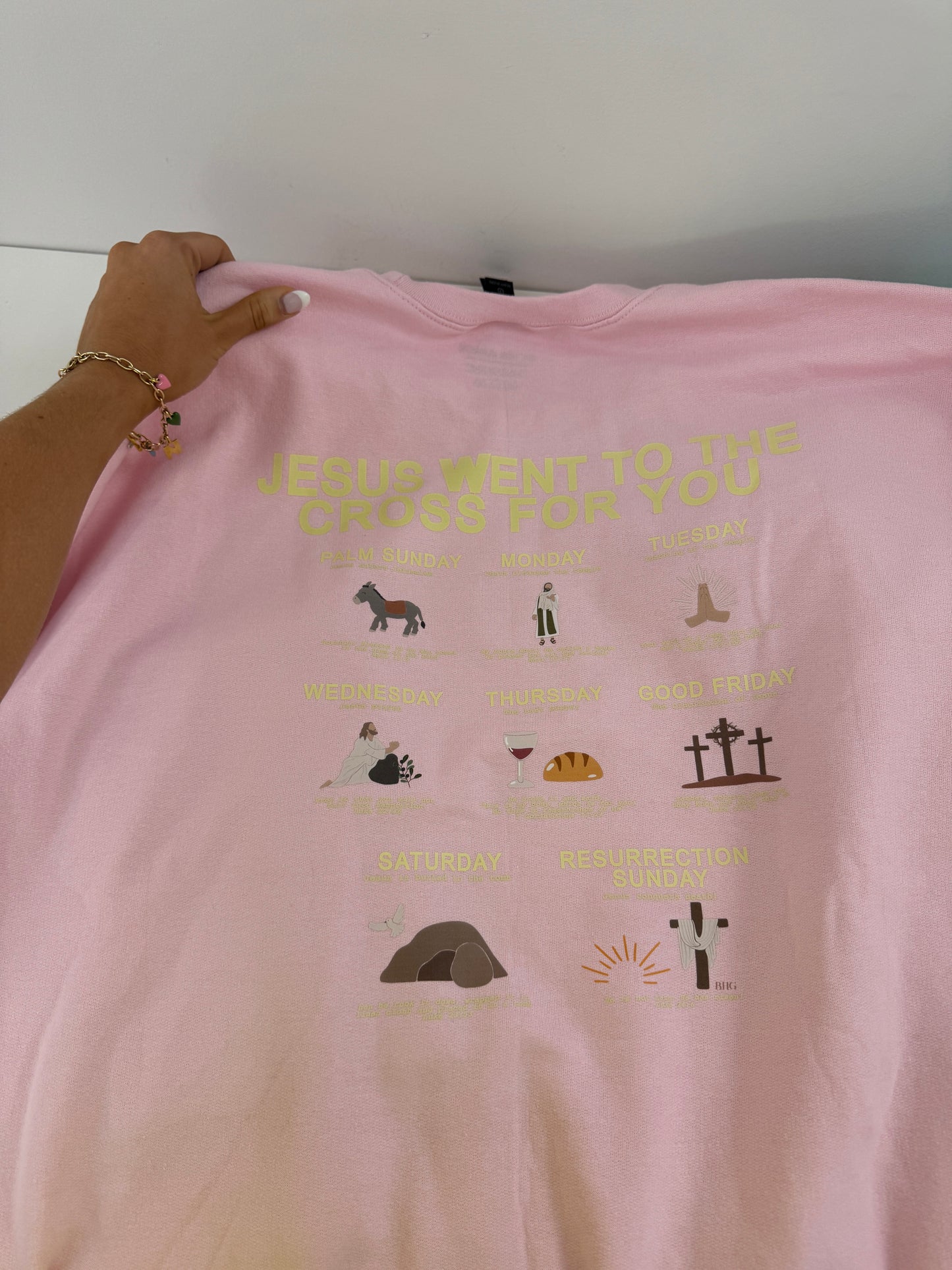 OOPS! Jesus Went To The Cross For You Pullover - XL