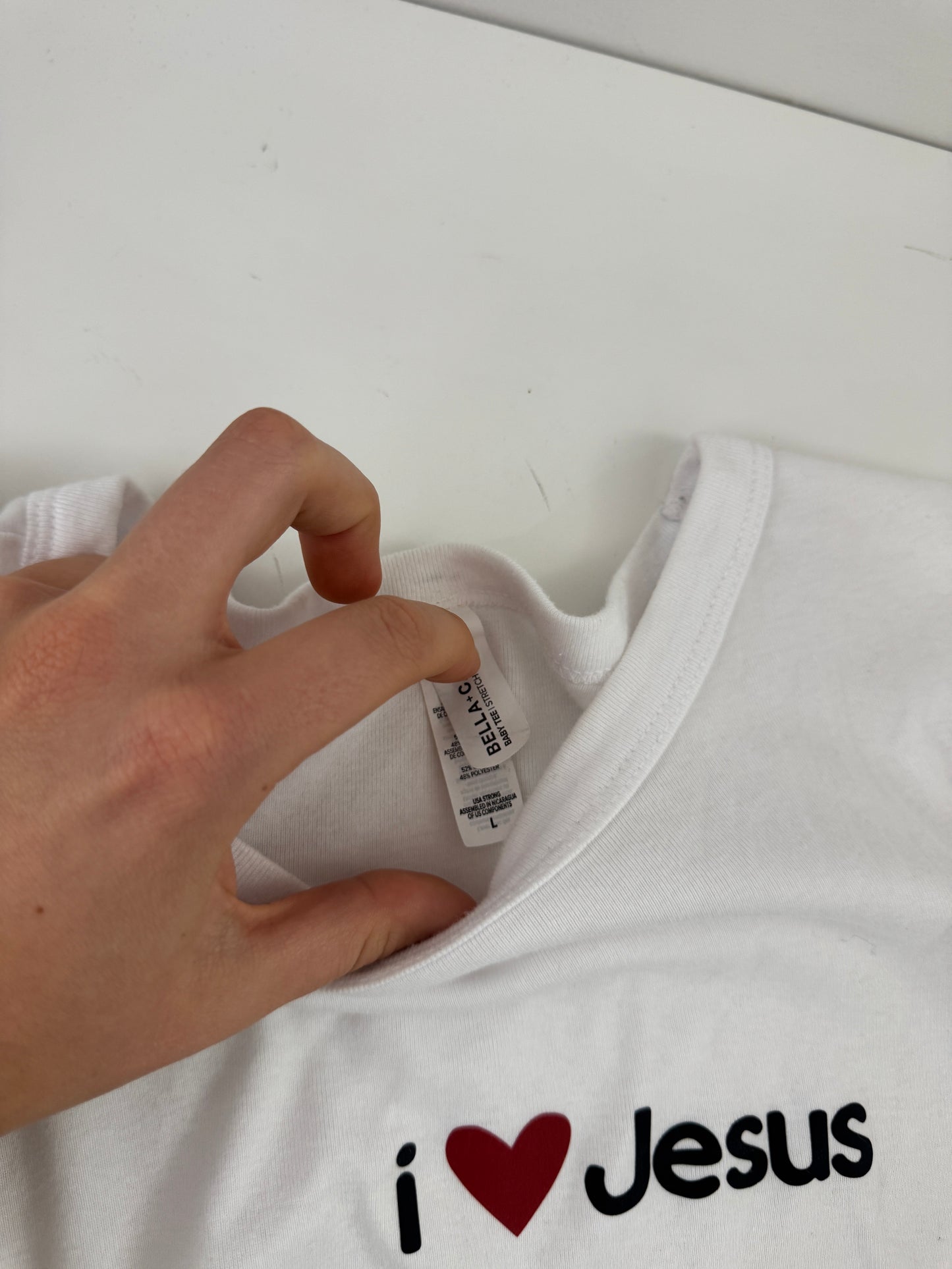 OOPS! I <3 Jesus Bella Canvas Tee - L