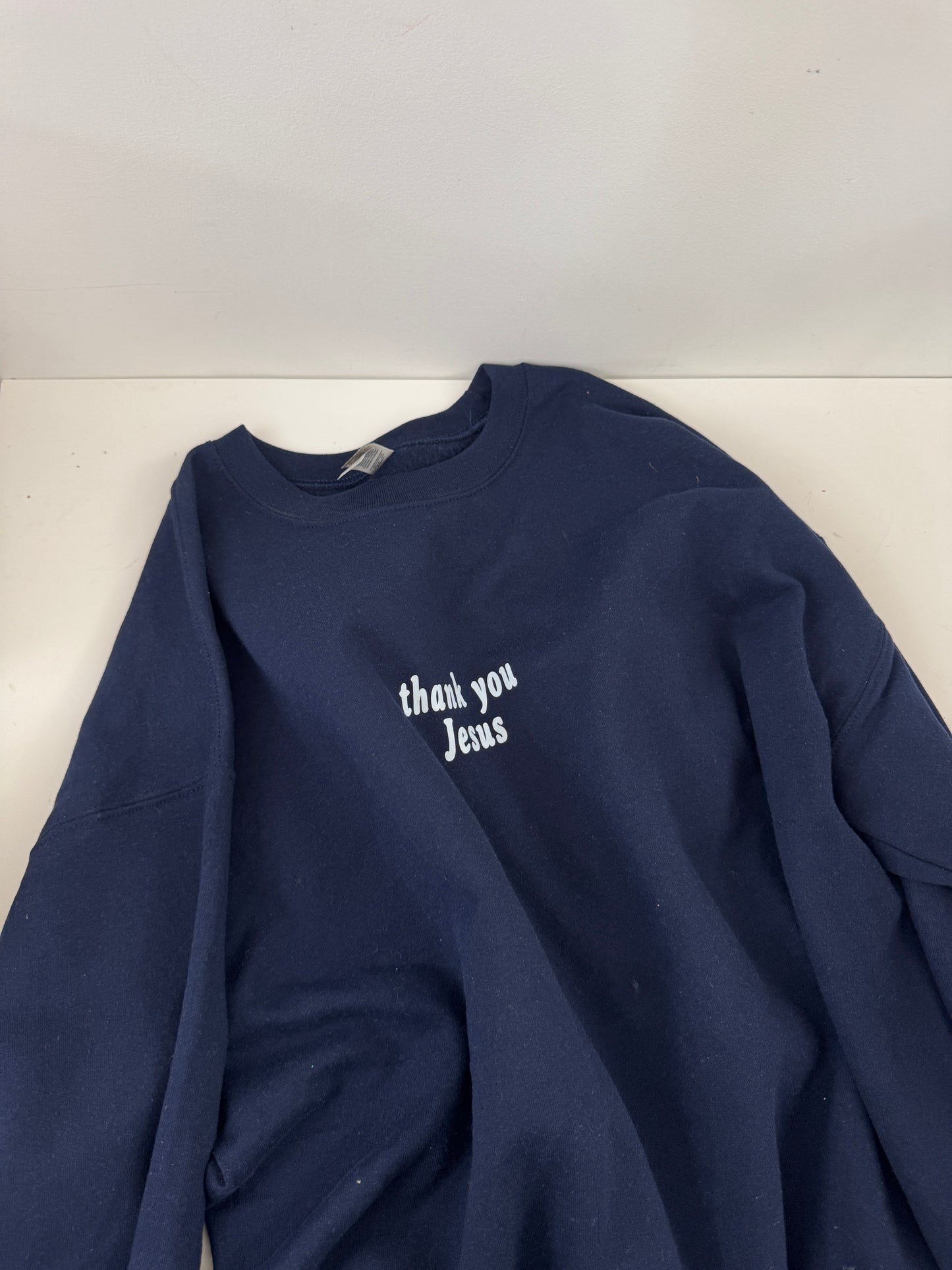 OOPS! Thank You Jesus Pullover - XL