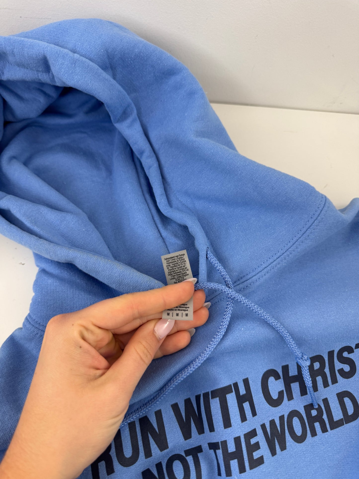 OOPS! Run With Christ Hoodie - Medium