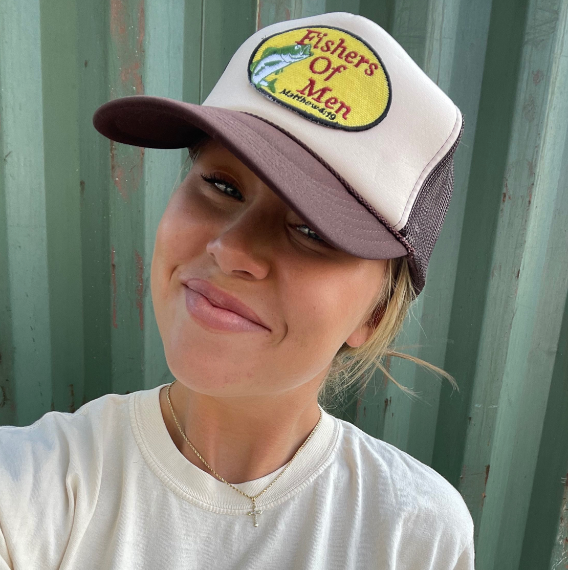 Fishers of Men Patch Trucker Hat - OG Brown
