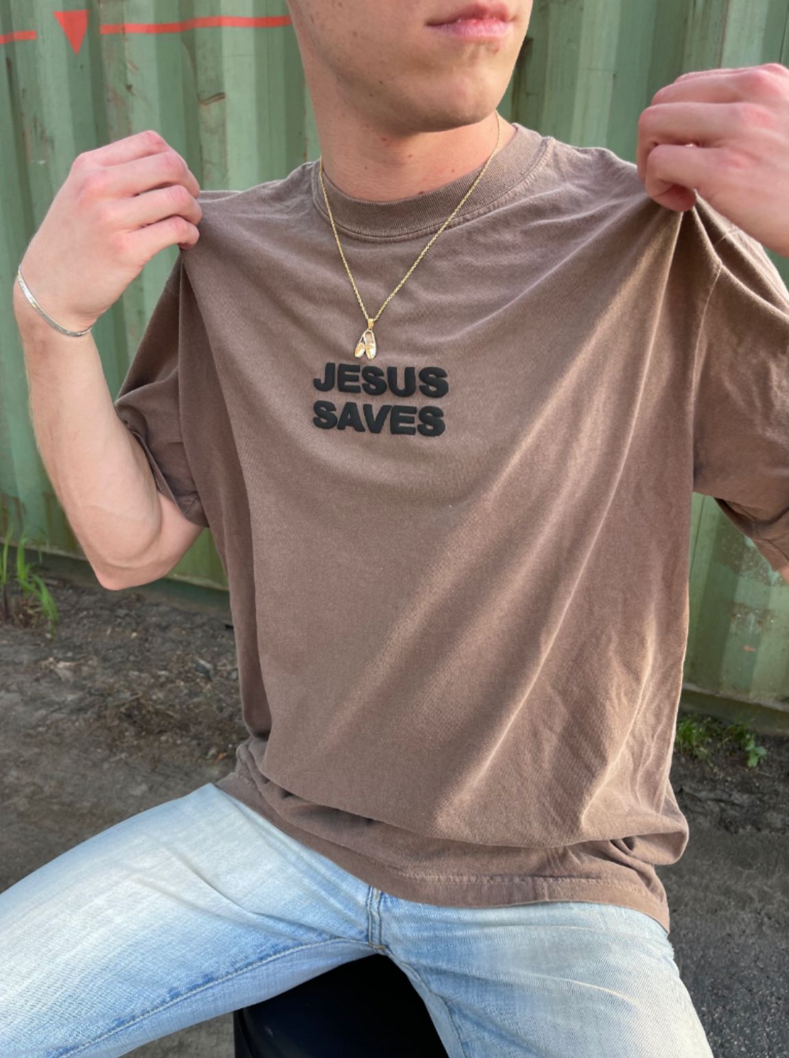 Jesus Saves Comfort Colors Tee
