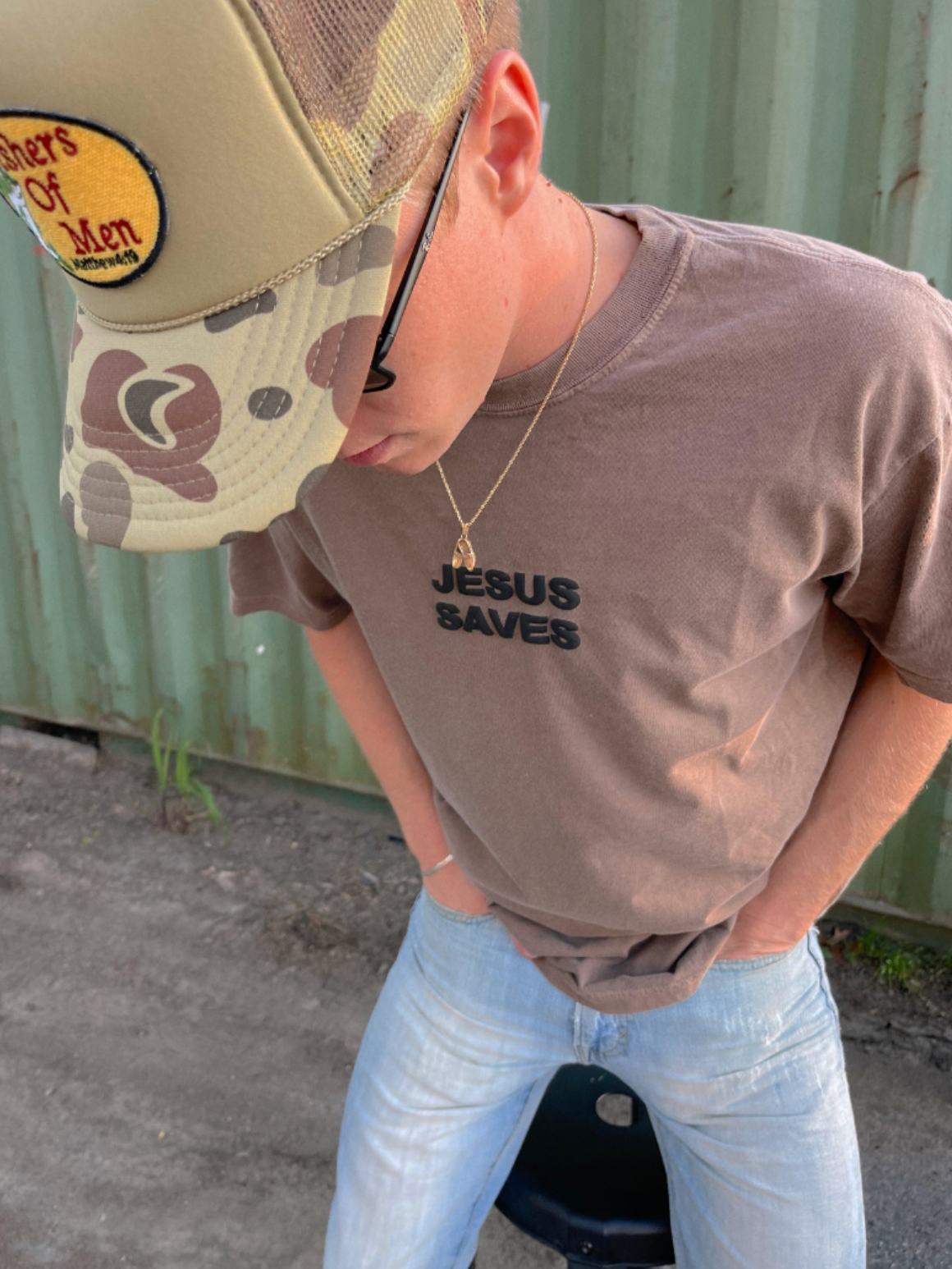 Jesus Saves Comfort Colors Tee