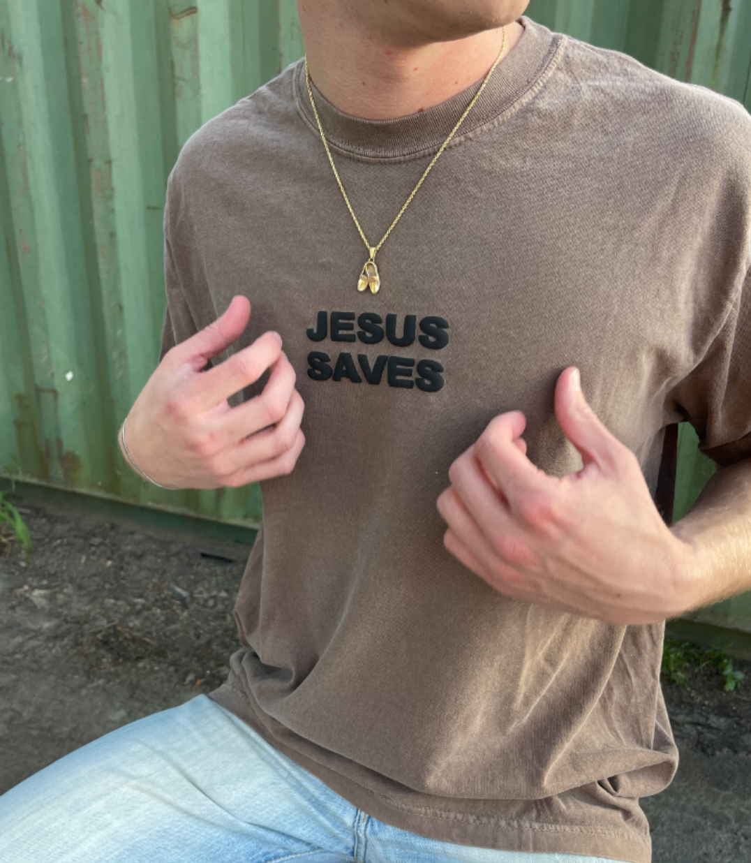 Jesus Saves Comfort Colors Tee