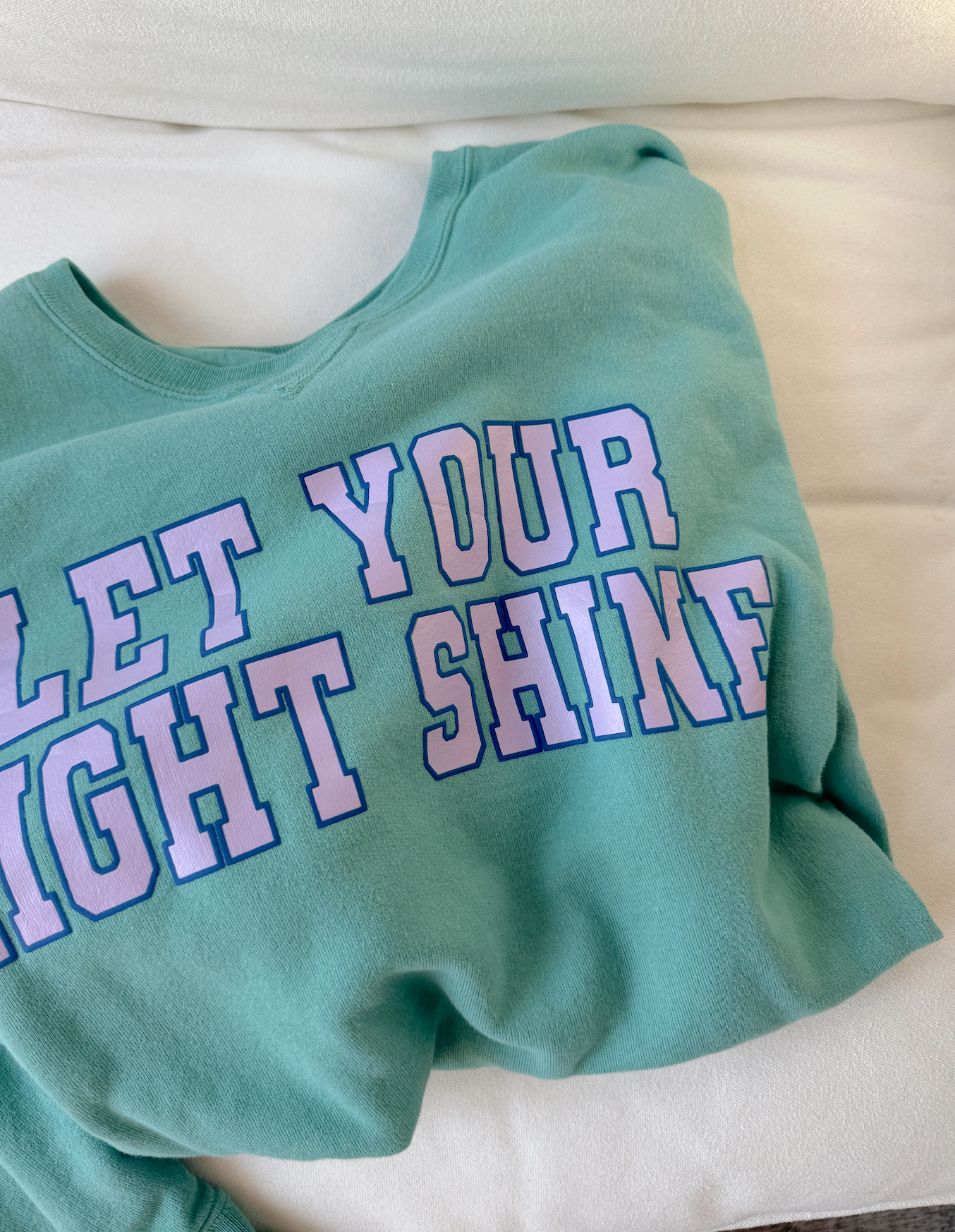 Matthew 5:16 Let Your Light Shine Crewneck
