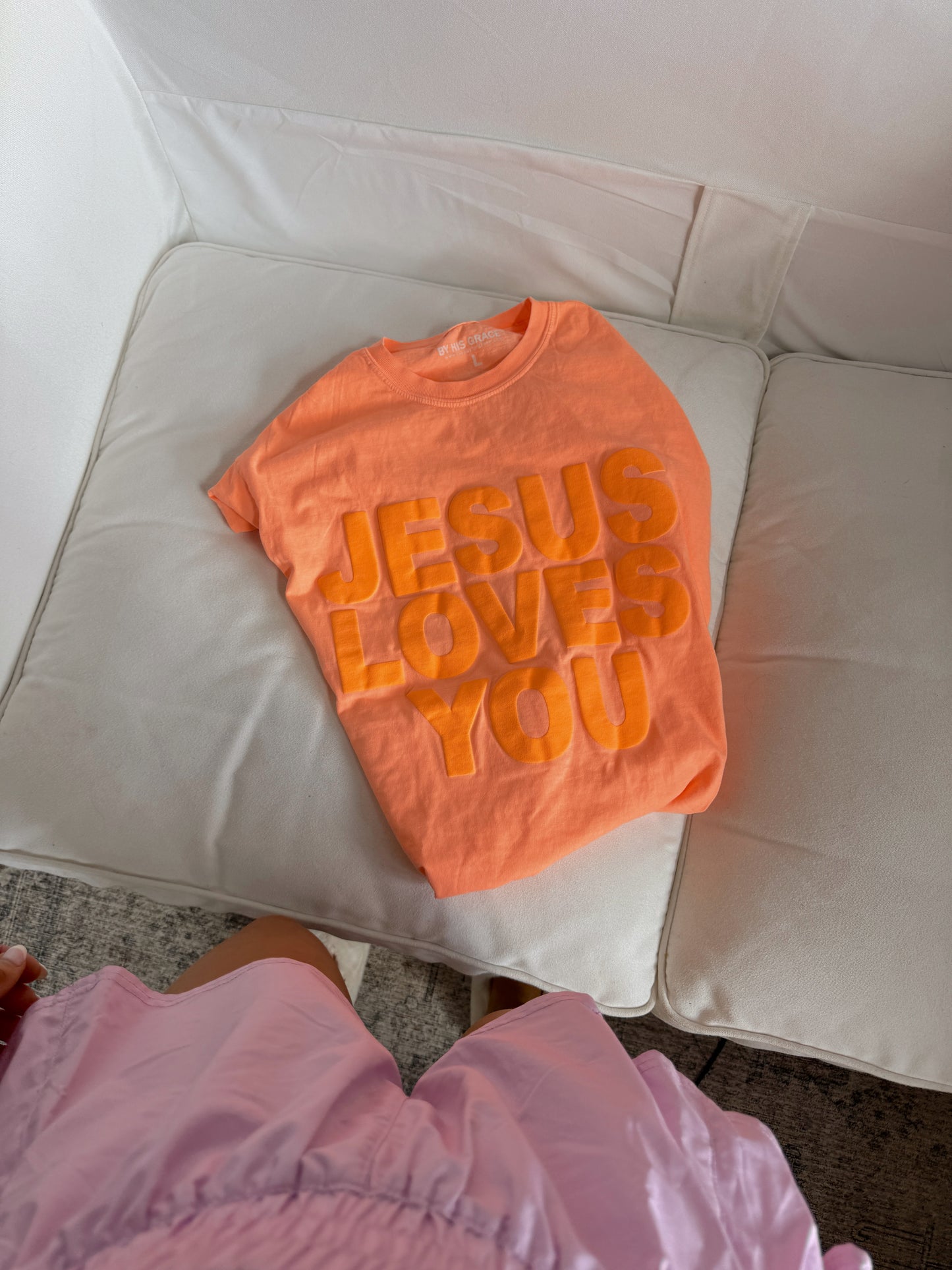Neon Sherbet JLY Comfort Colors Tee
