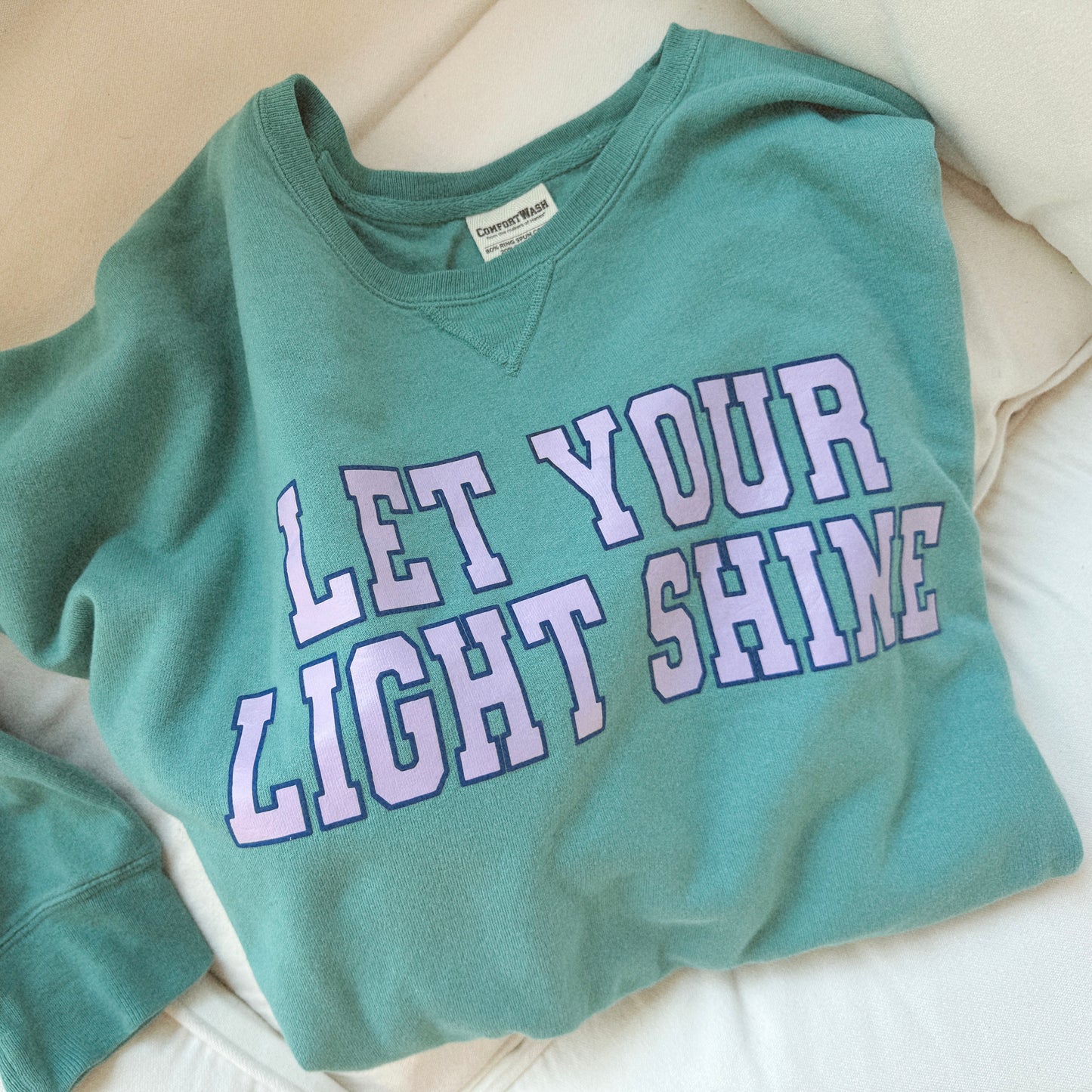 Matthew 5:16 Let Your Light Shine Crewneck