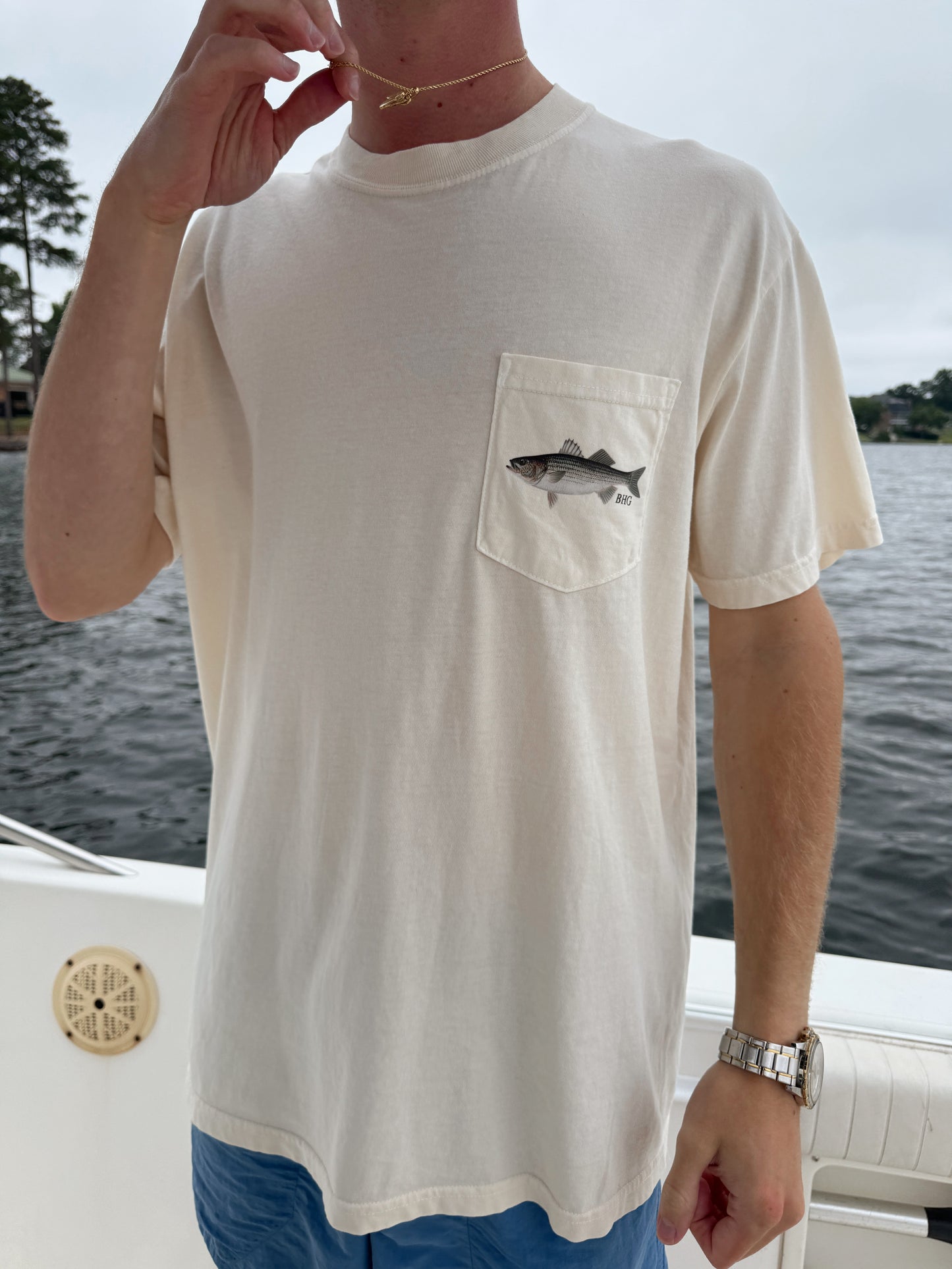 Original Fishers of Men Comfort Colors Pocket Tee