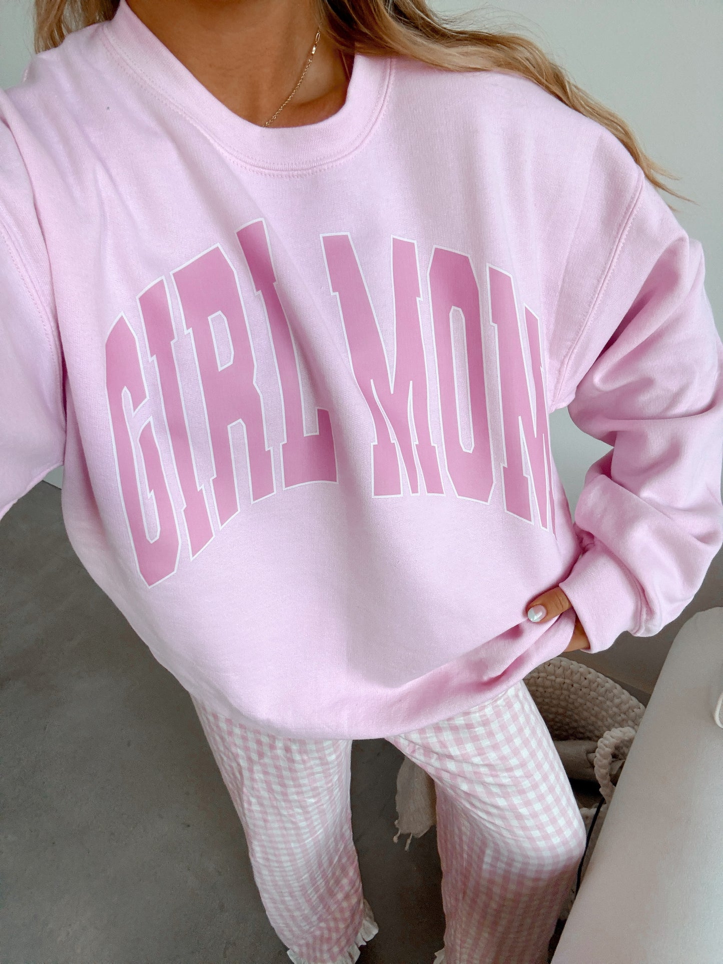 "Girl Mom" Pullover
