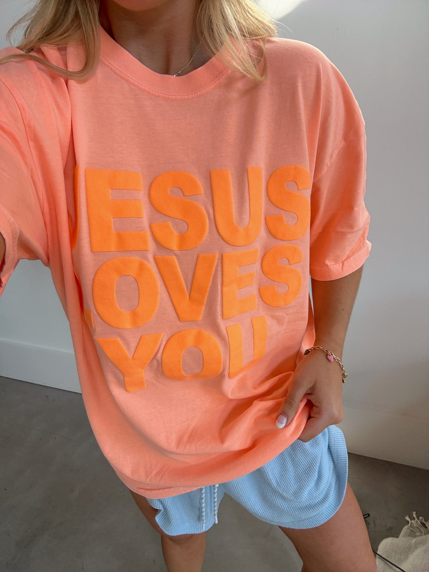 Neon Sherbet JLY Comfort Colors Tee