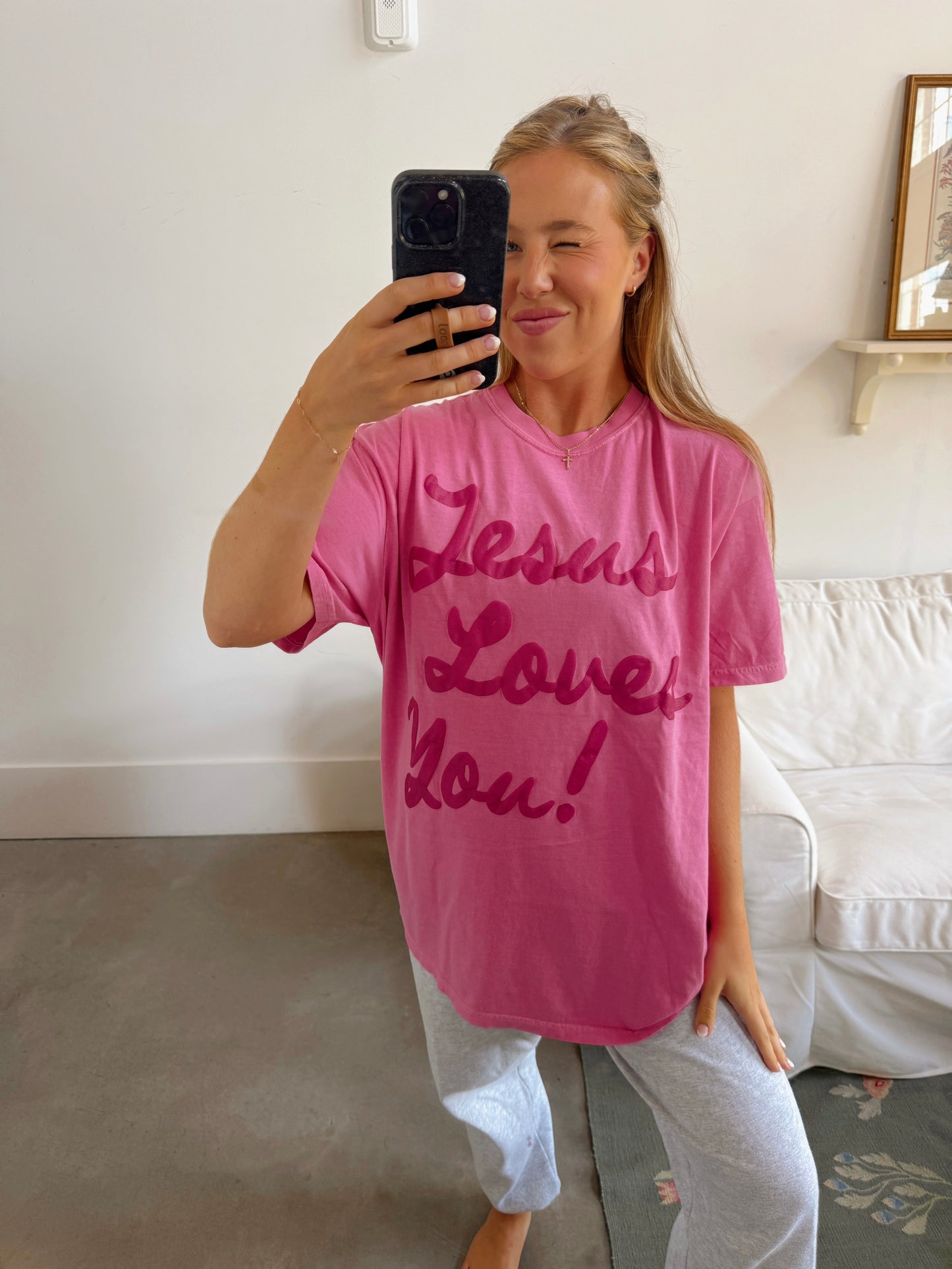Raspberry Chic JLY Comfort Colors Tee