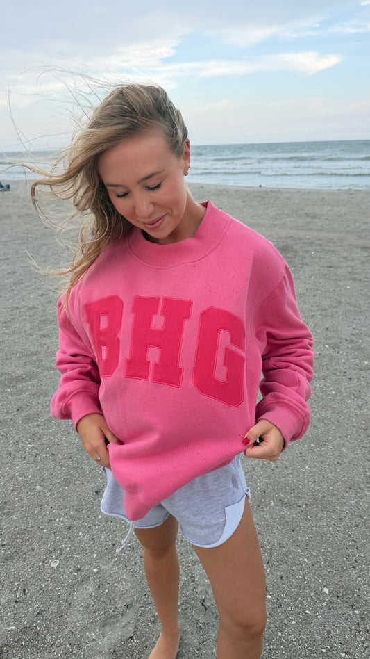 BHG Pink Mockneck