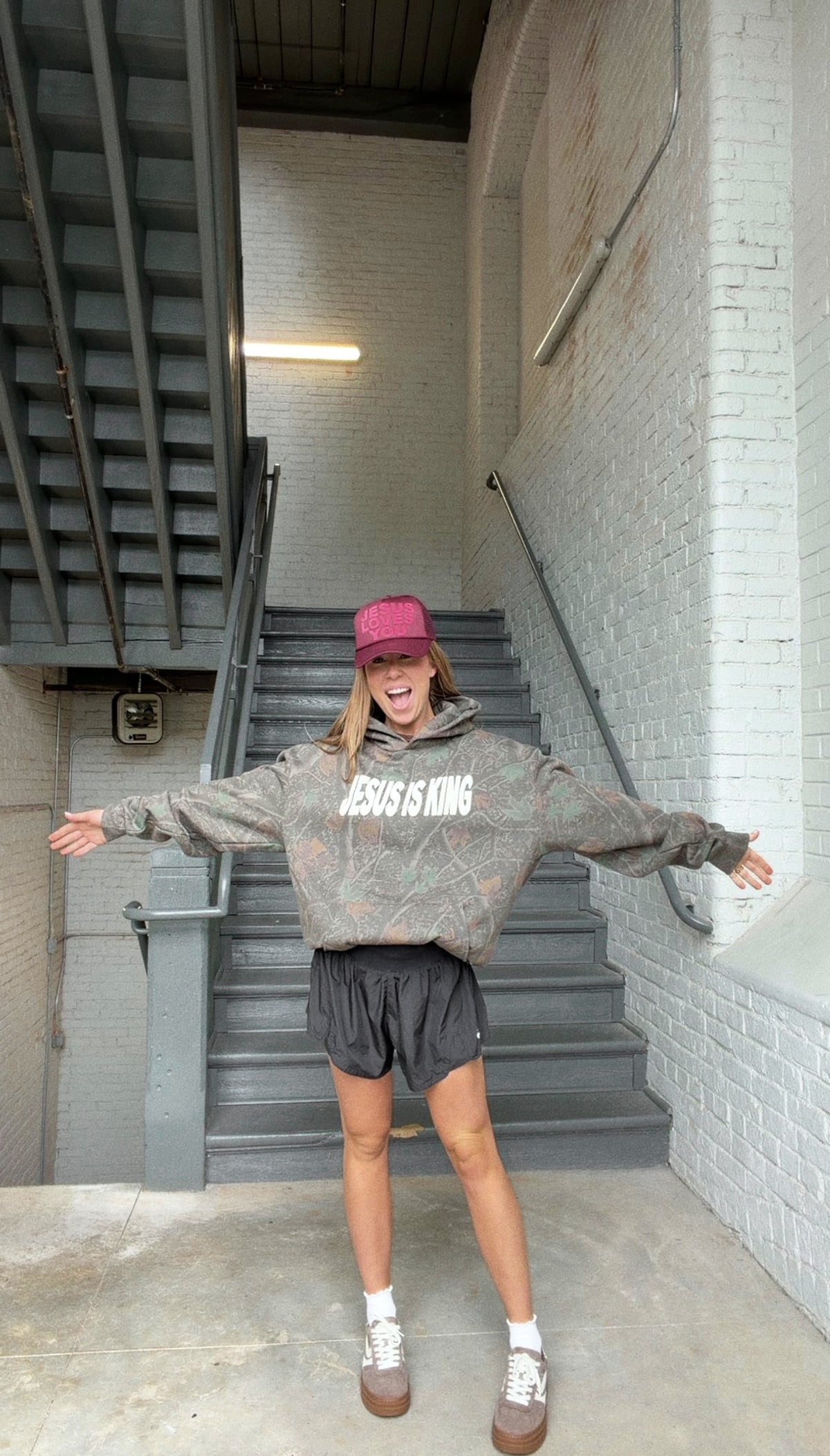Jesus Is King Camo Hoodie