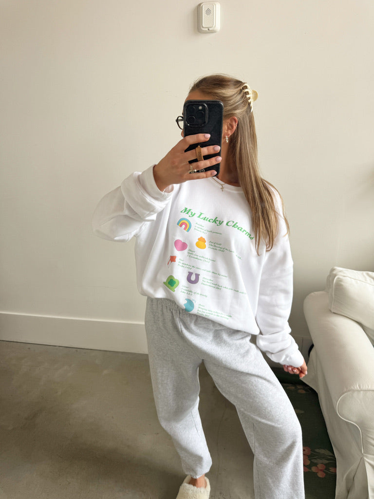 Lucky Charms Sponge Fleece Pullover