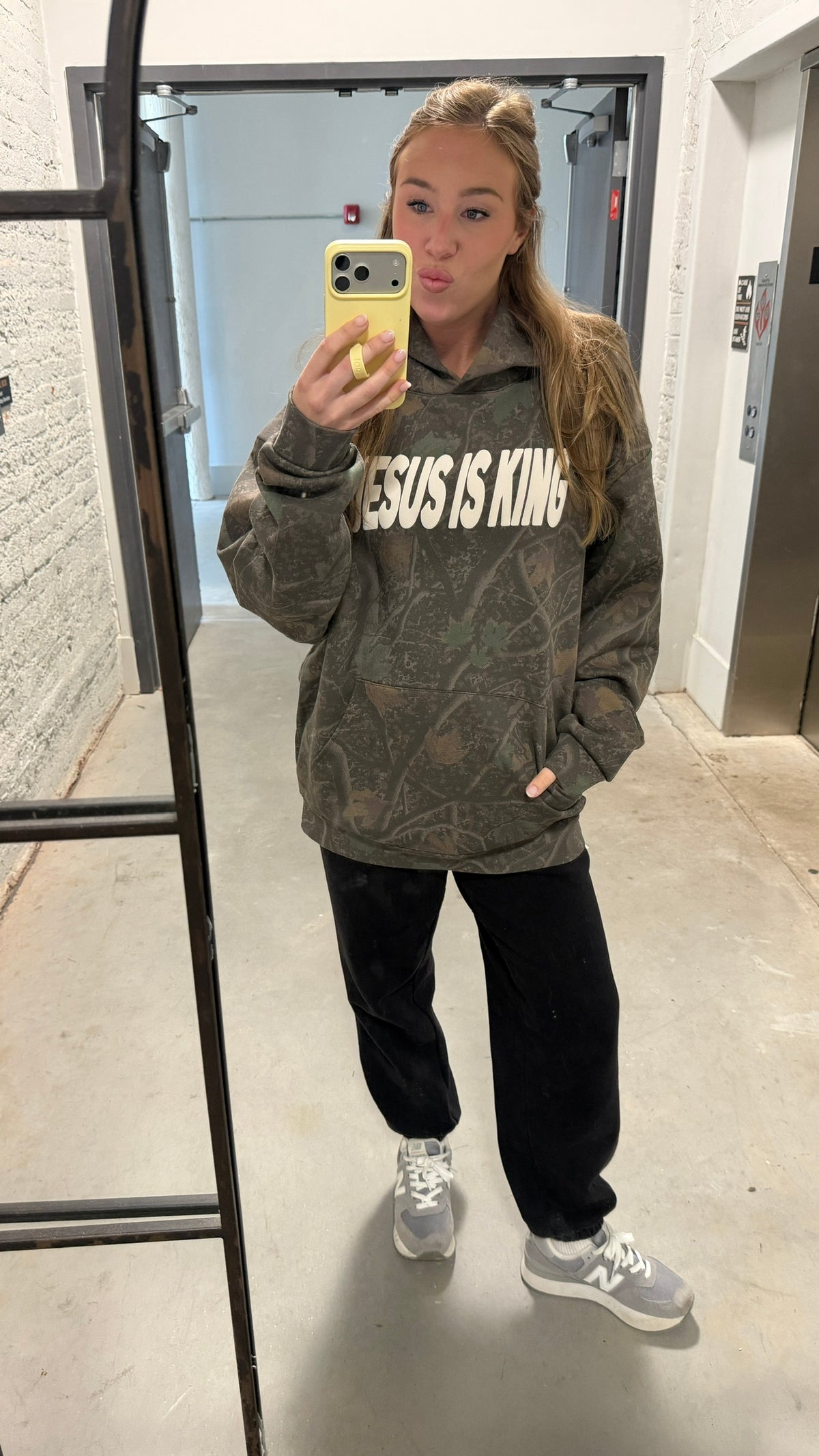 Jesus Is King Camo Hoodie