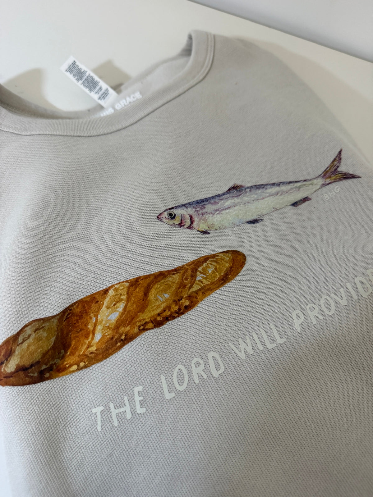 The Lord Will Provide Bella Canvas Crewneck - XL