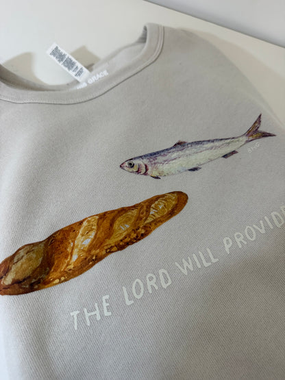 The Lord Will Provide Bella Canvas Crewneck - XL