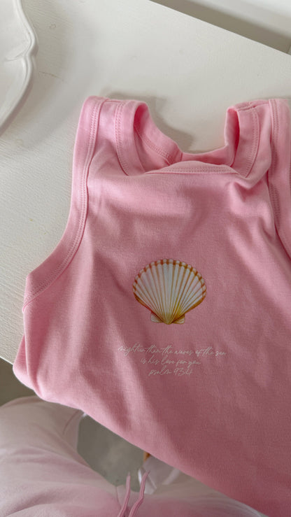 Psalm 93:4 Shell Tank - Pink