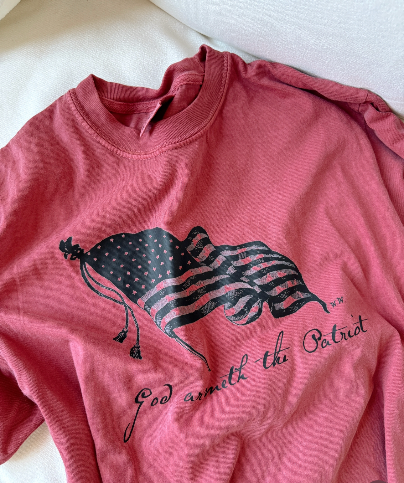 God Armeth The Patriot Comfort Colors Tee