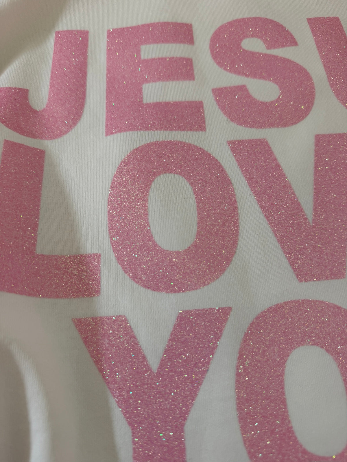 OOPS! Glitter JLY Cotton Collective Tee - L