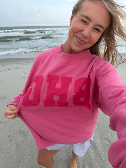BHG Pink Mockneck