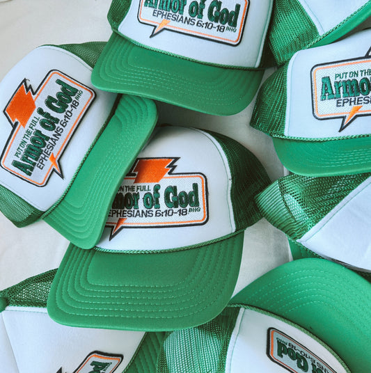 Armor of God “Gatorade” Patch Trucker Hat - Green