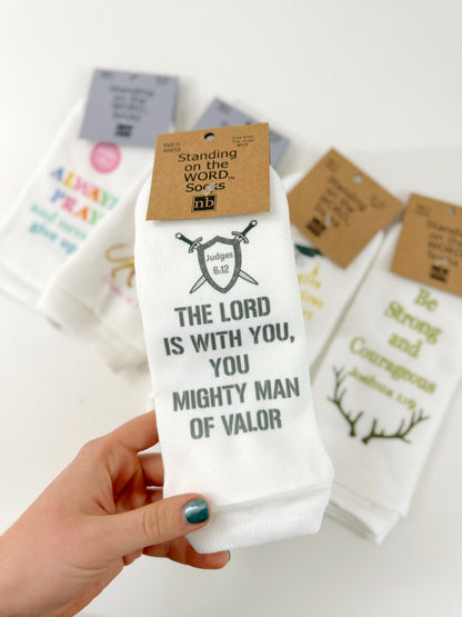 Mighty Man of Valor Men’s Socks